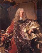 Hyacinthe Rigaud Count Philipp Ludwing Wenzel of Sinzendorf Sweden oil painting artist